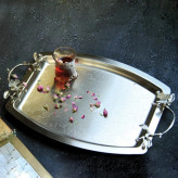 سینی دسته دار سالی نو مدل پروانه کد 6097np