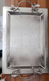 سینی دسته دار سالی نو مدل پروانه کد 6082