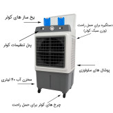 کولر آبی ایستاده وان لایف مدل AC2800 کم صدا-پدسلولوزی-محفظه یخ