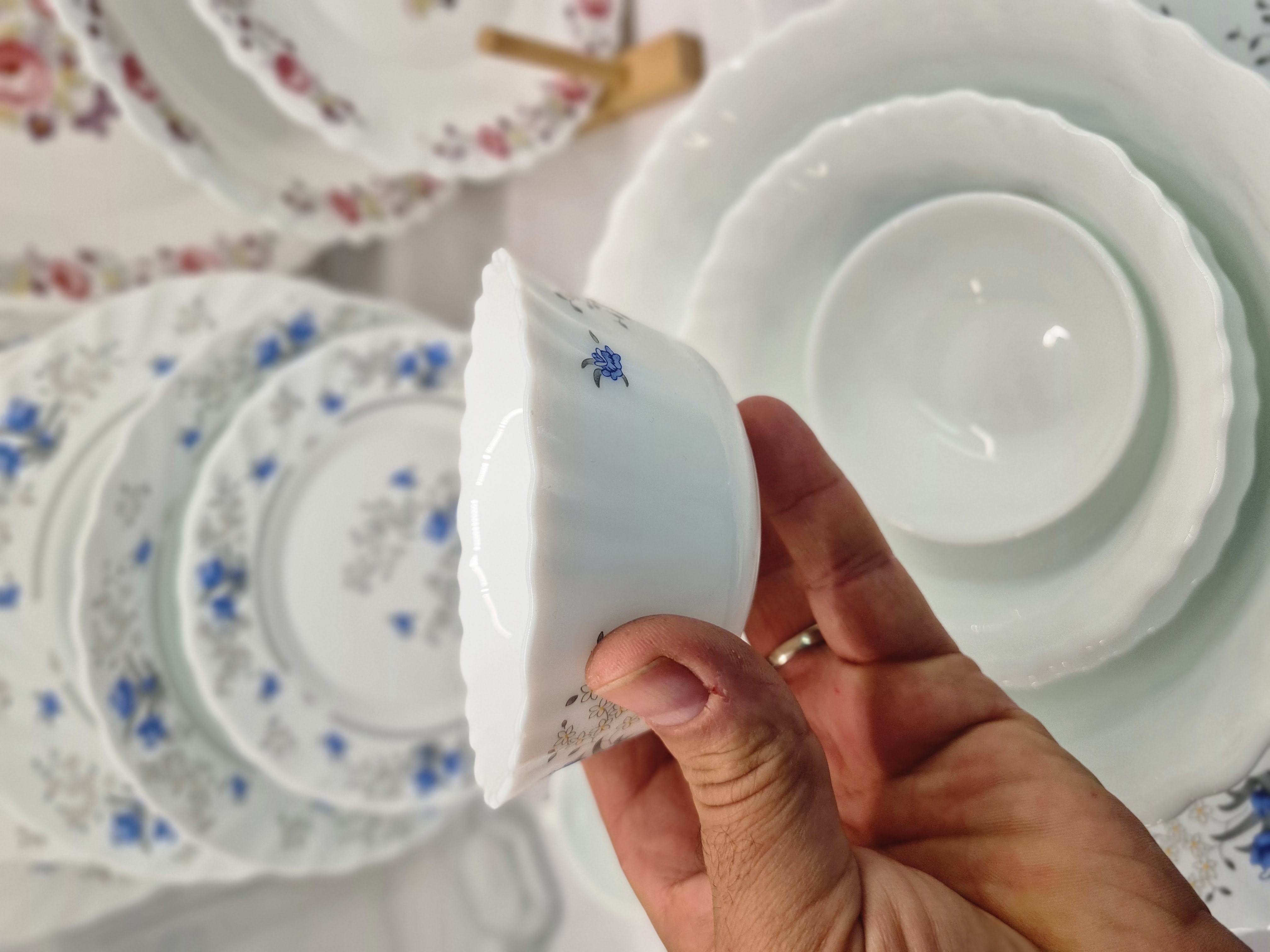 پیاله ترشی پارس اپال۷۱0طرح  رمانتیک کد120