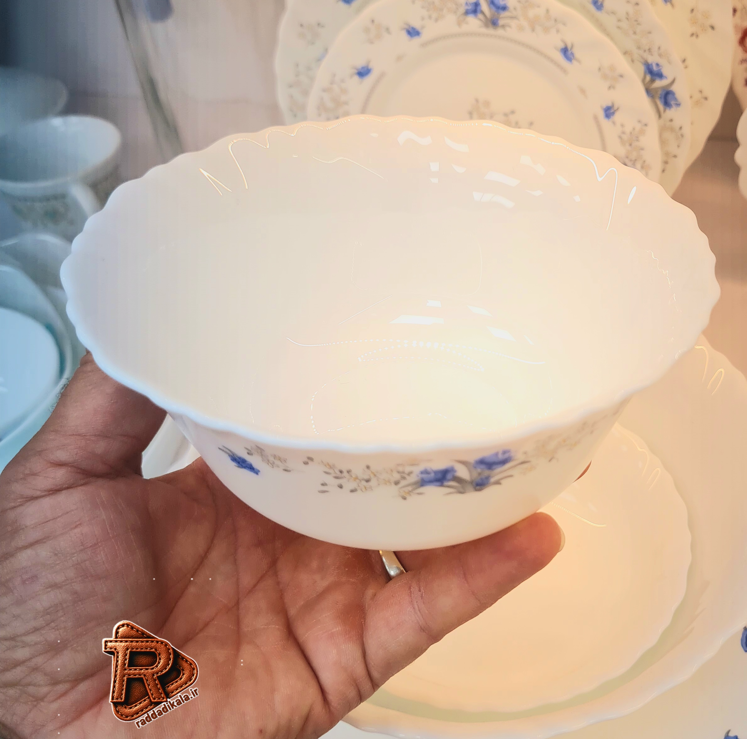 کاسه آبگوشتی پارس اپال کد770 طرح رومانتیک120